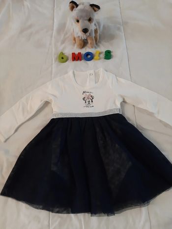 Robe Minnie avec tulle - 6 mois