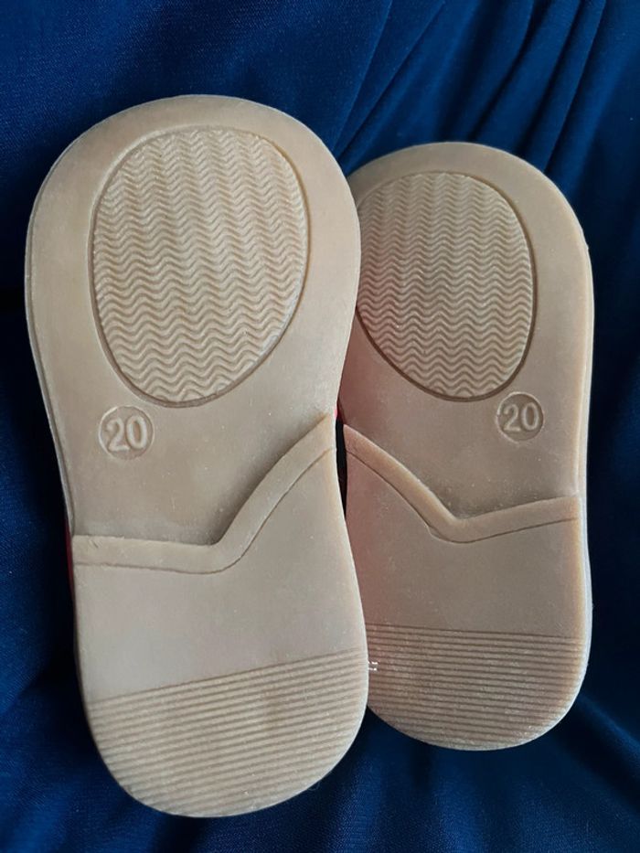 Ballerine rouge fille taille 20 neuve - photo numéro 3