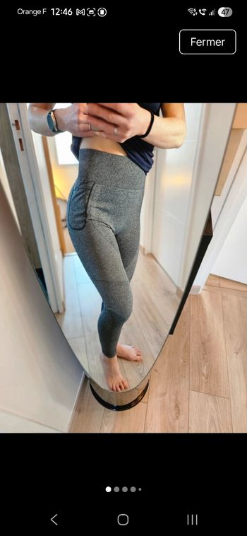 Leggin sport effet push up taille 34 /36