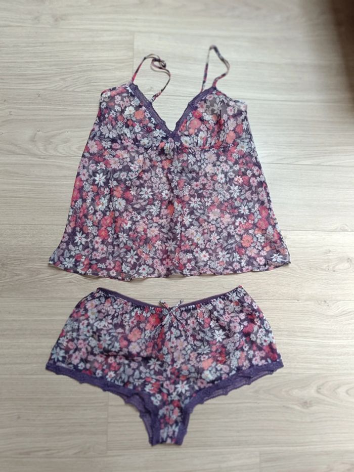 Ensemble caraco et shorty S/M - photo numéro 15