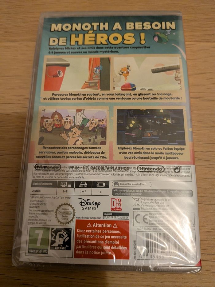 Disney illusion island switch neuf sous blister - photo numéro 2