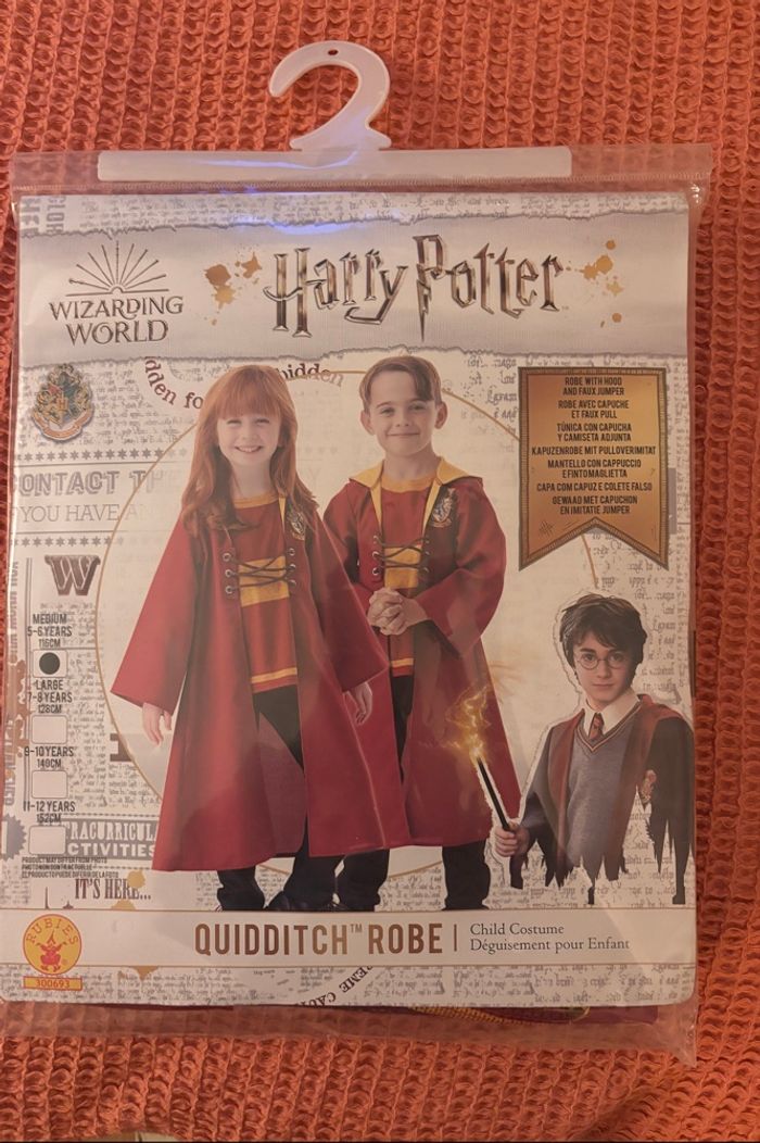Déguisement Harry Potter Quidditch 5-6 ans neuf