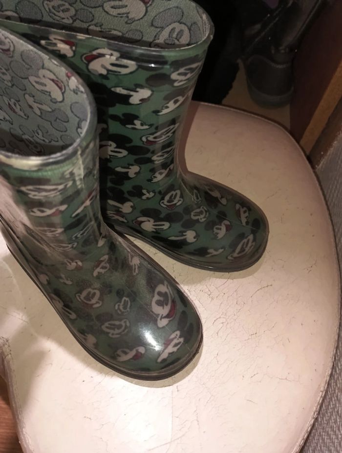 Bottes de pluie garçon taille 26 marque Disney Mickey - photo numéro 4