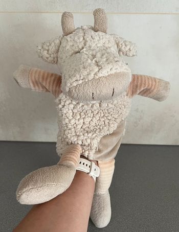 Doudou marionnette vache 🐮 35cm Cocktail Scandinave