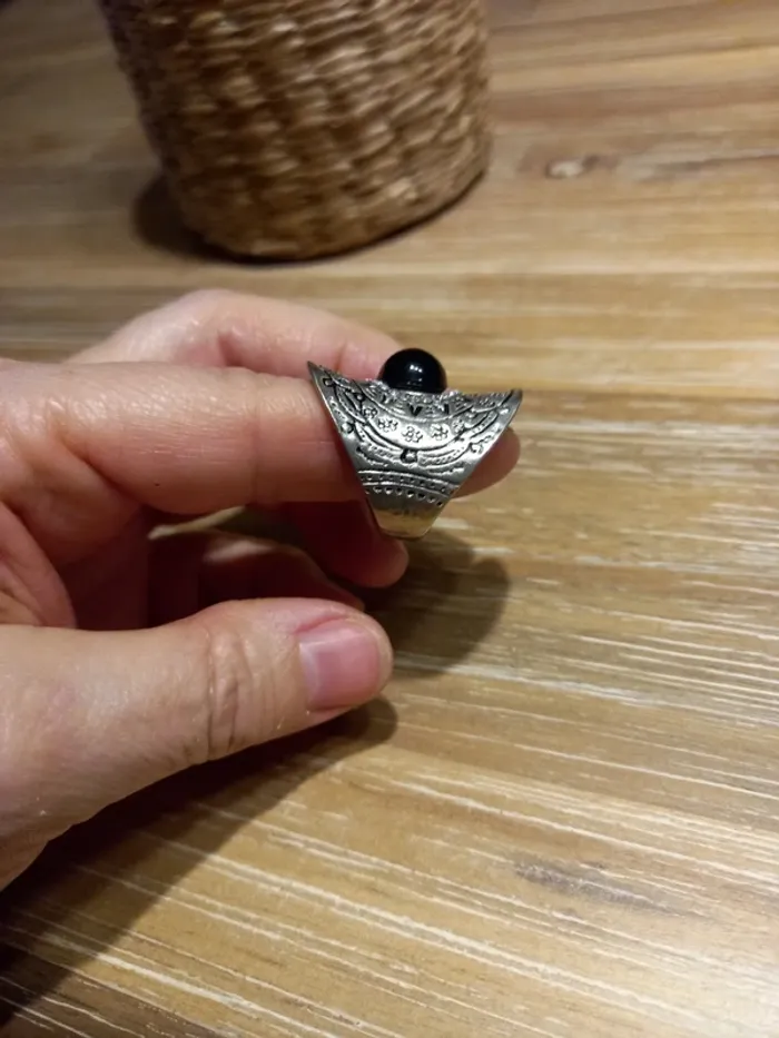 Bague argentée 56 - photo numéro 3