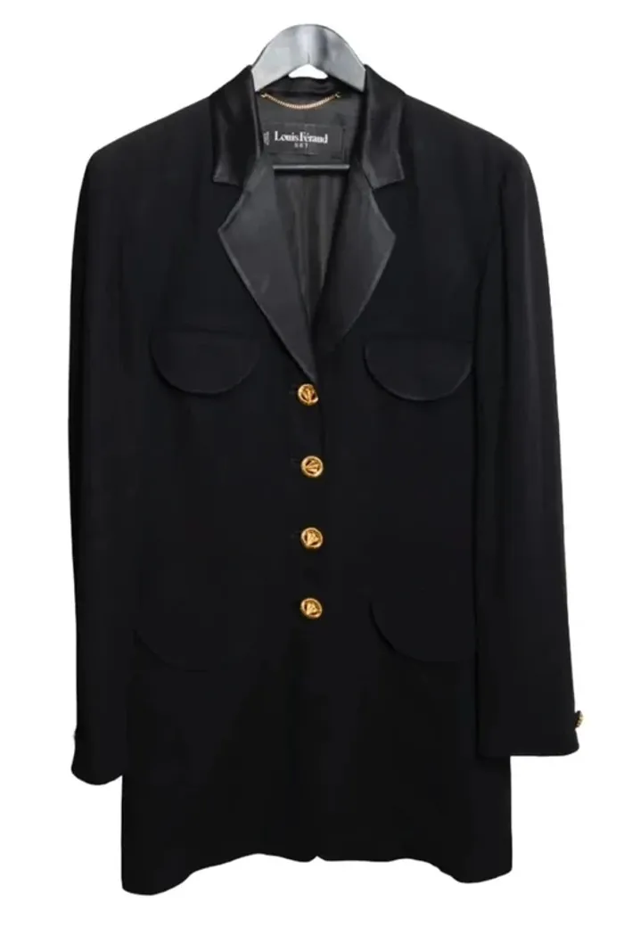 Veste blazer vintage Louis Féraud – Taille S - photo numéro 2