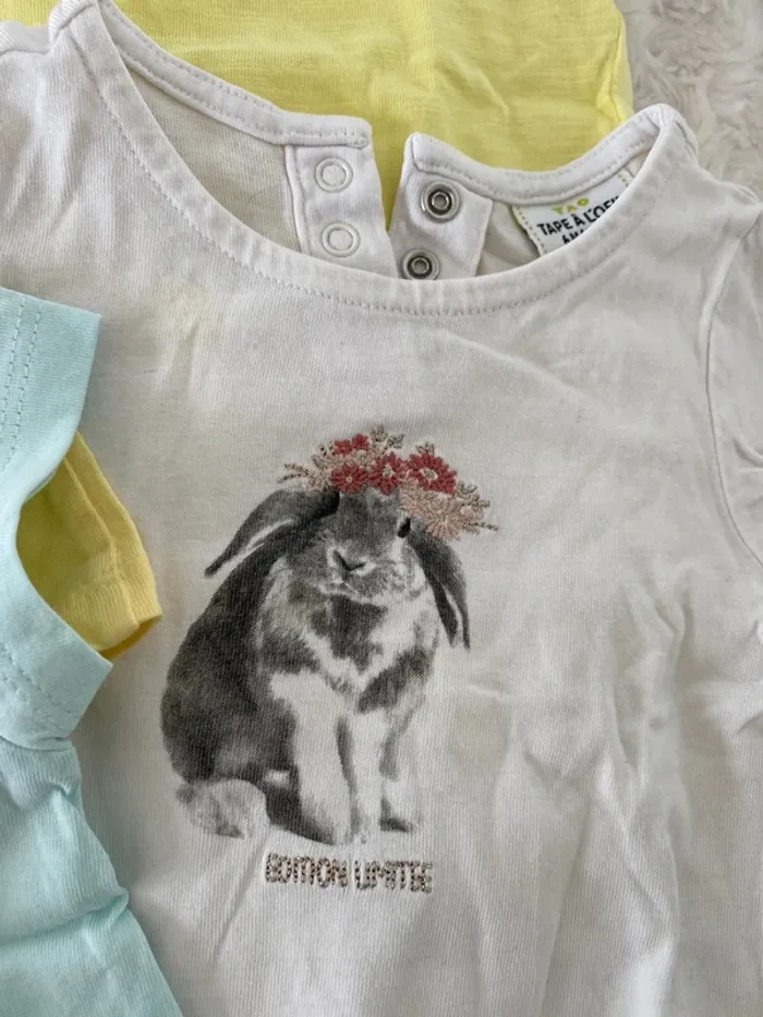 Lot de 4 tee shirt fille - photo numéro 5