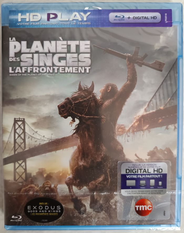 Blu Ray : La planète des singes L'affrontement - Neuf Scellé