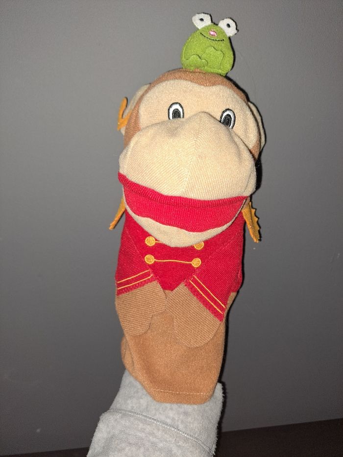 Marionnette singe et grenouille