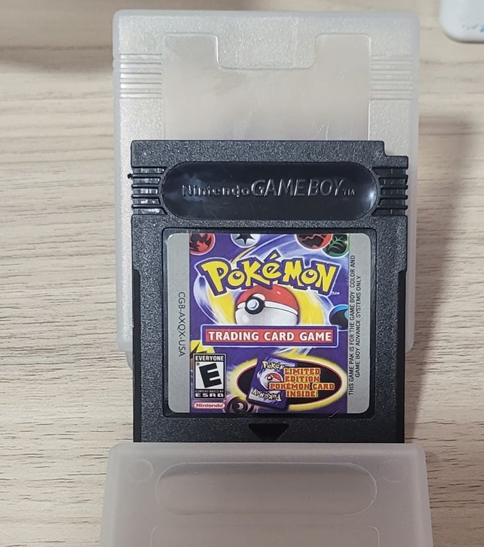 Pokemon trading card game édition limitée USA gameboy Beebs