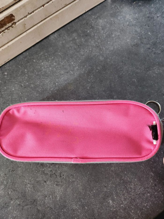 Trousse scolaire rose - photo numéro 5
