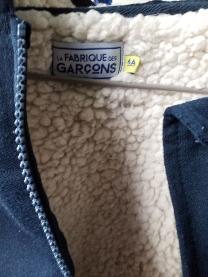 Veste sweat fourrée à capuche - photo numéro 5