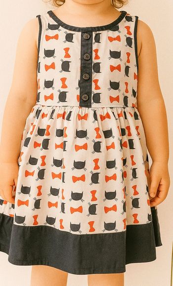 🔸Robe Sans Manches Chat - Orchestra 24 Mois🔸