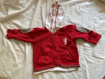 Veste à capuche 12 mois clayeux