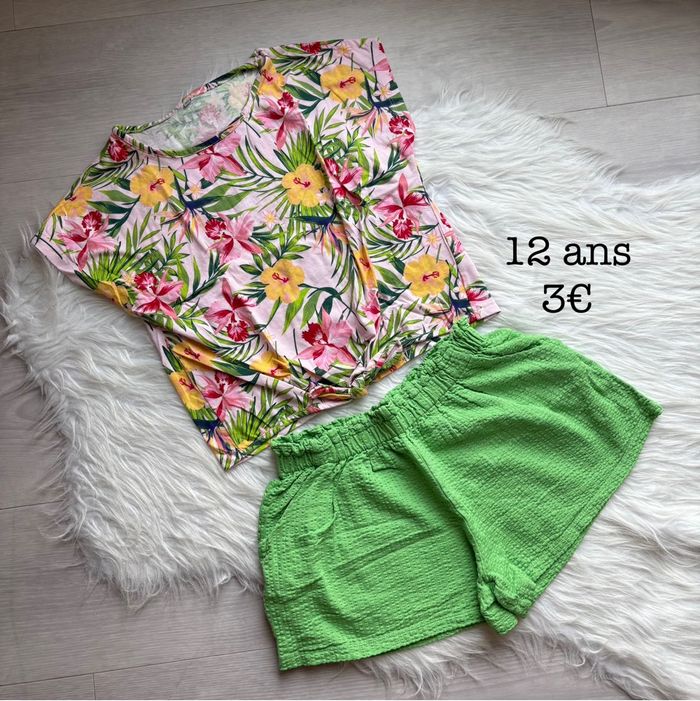 Ensemble fille taille 12 ans