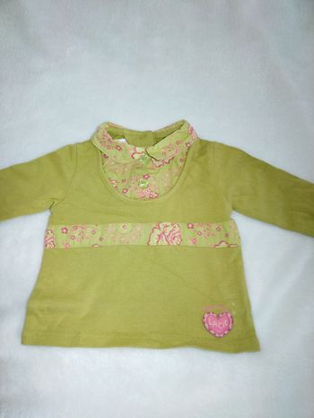 T-shirt manches longues 3 mois