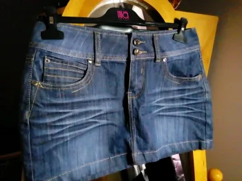 Mini jupe en jean's