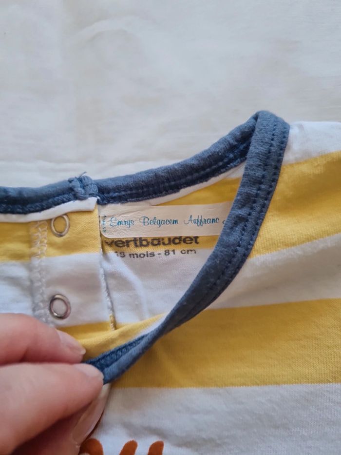 T-shirt MC 18 mois Verbaudet - photo numéro 2