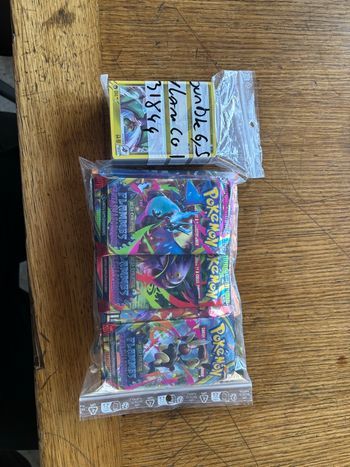 Lot de booster ouvert