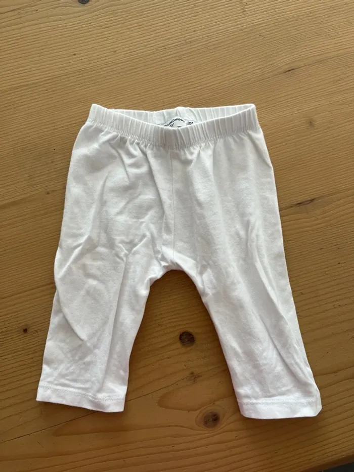 Leggins blanc 3 mois