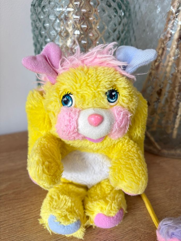 Petit Popples jaune vintage - photo numéro 2
