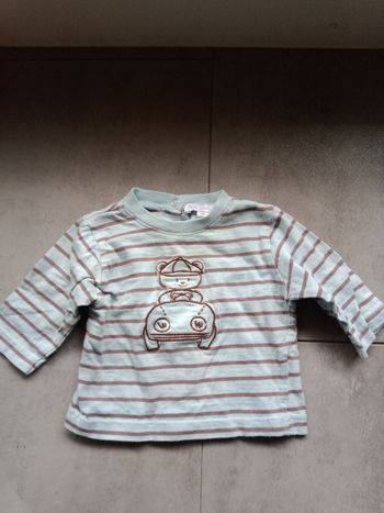 T shirt manches longues 1 mois