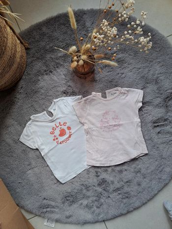 2 tee shirt 9 mois