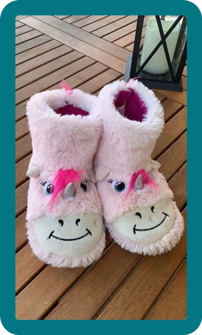 Chaussons licorne