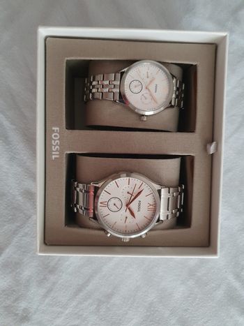 Coffret 2 montres pour couple homme et femme
