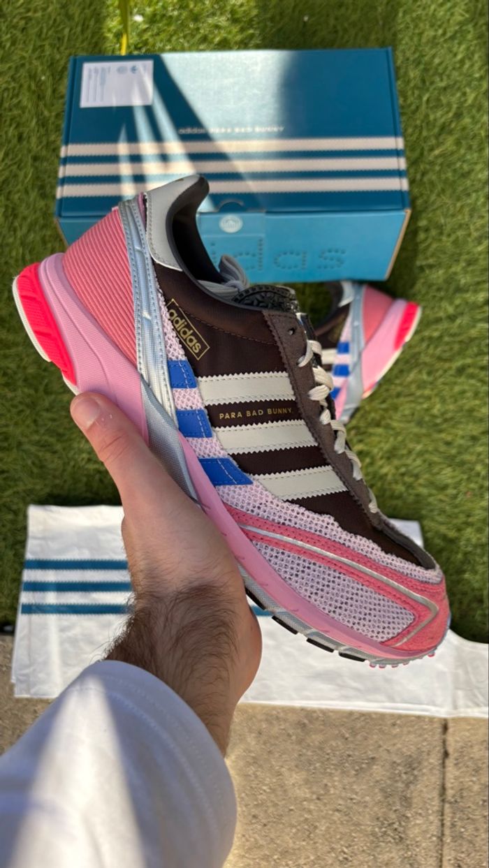 Adidas Adizero SL 72 Bad Bunny Brown Clear Pink - photo numéro 2