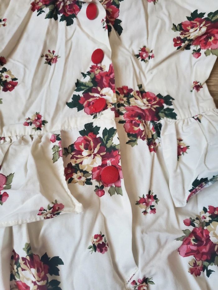 🌴 Magnifique ensemble vintage unique taille 3 mois - photo numéro 2