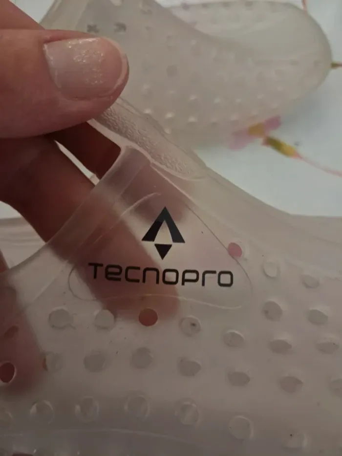 Chaussures de plage, piscine, blanches transparentes, unisexe - T31 - Tecnopro - photo numéro 5