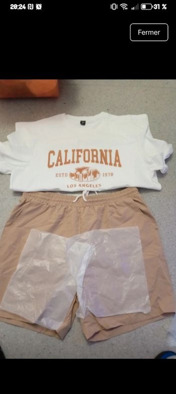 Ensemble short et t-shirt 