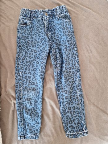 Jean mom leopard 
