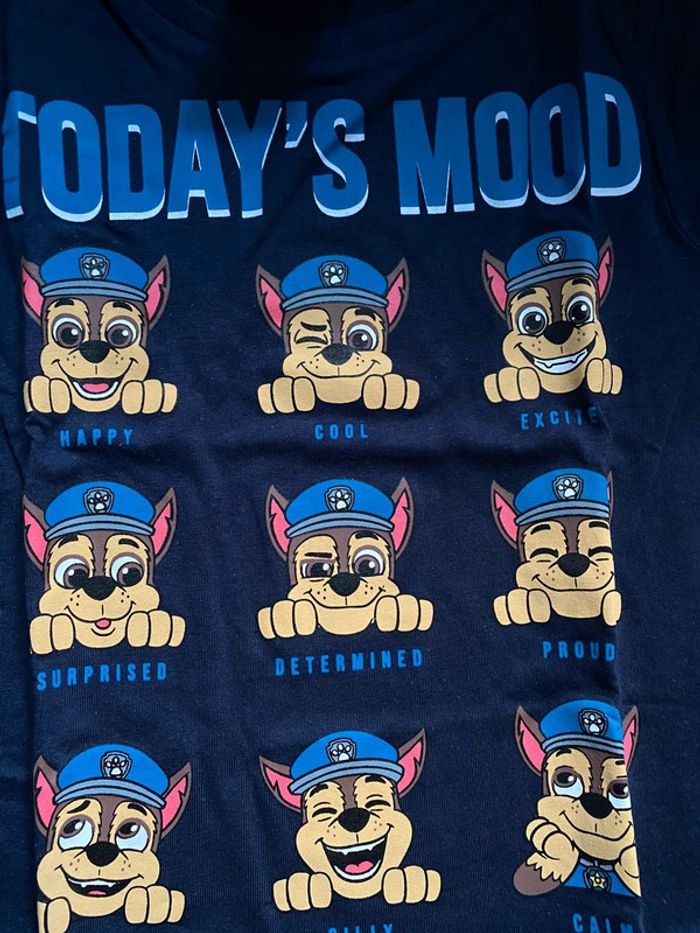 Pull fin / t-shirt manches longues « Today’s mood » Paw Patrol Taille 3 ans - photo numéro 2