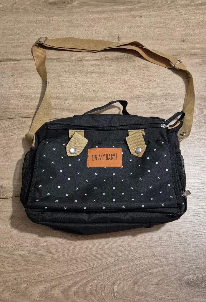 Sac à langer avec tapis pour poussette