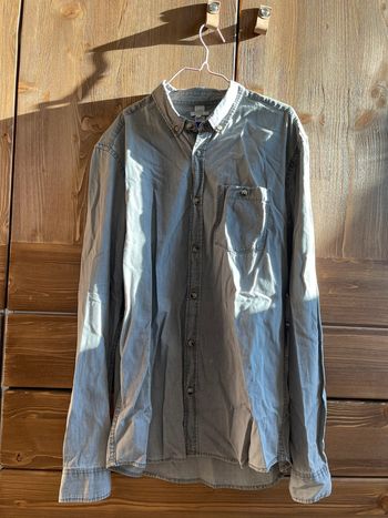 Chemise grise coupe fitted Jules