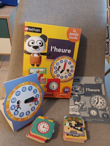 Jeux éducatifs la petite école l'heure