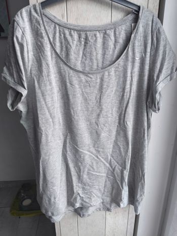 T shirt gris clair