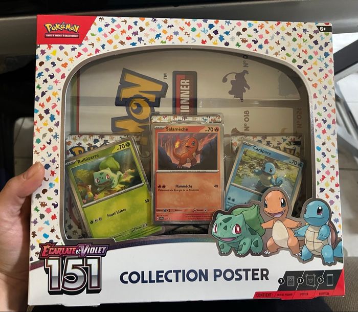 Coffret poster Pokémon 151 scellé