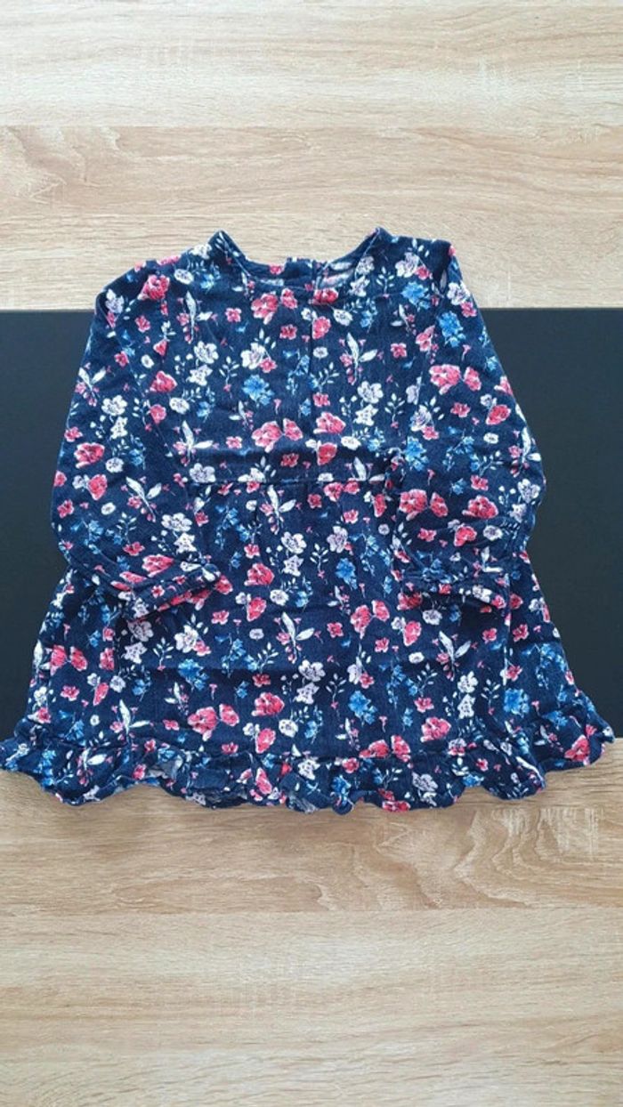 Robe manche longue 12-18 mois