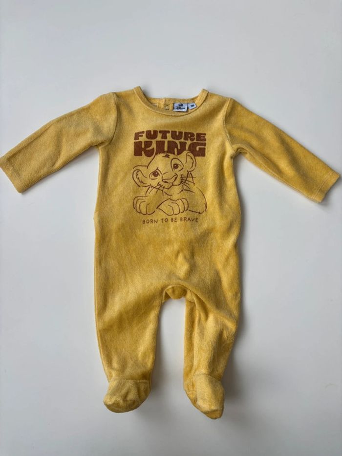 Pyjama hiver jaune 3 mois