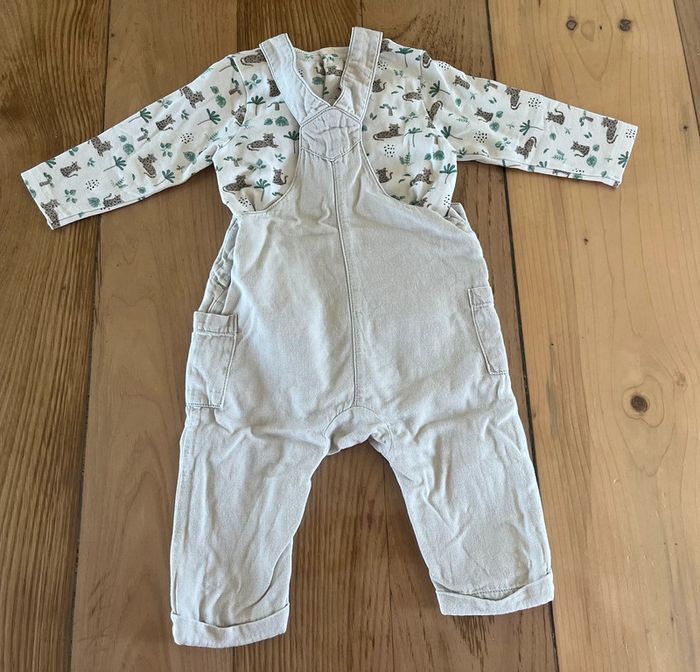 đŻ Ensemble salopette tigre Orchestra 6 mois garçon - photo numĂ©ro 2