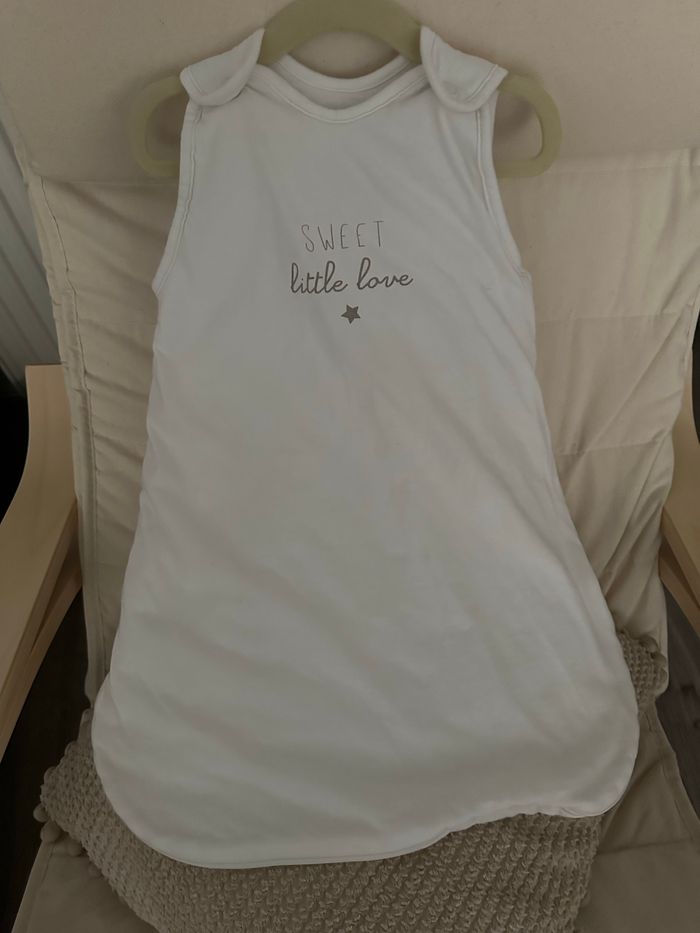 Gigoteuse blanche KIABI 0-6 mois