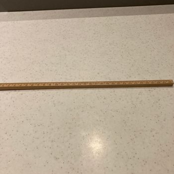 Règle en bois 30 cm