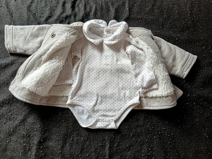 Ensemble 3 pièces 3 mois fille - photo numéro 2
