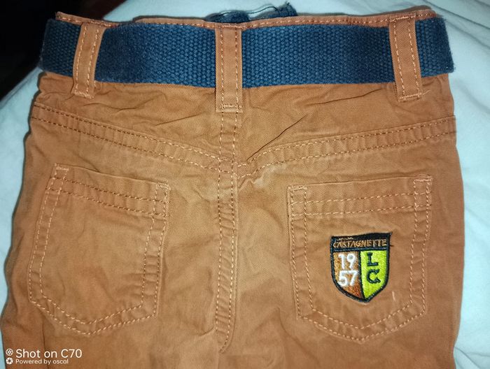 Lulu castagnette pantalon marron ceinture - photo numéro 2