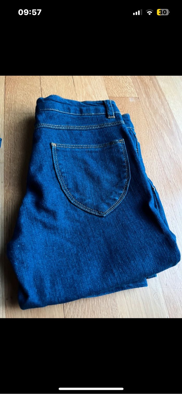 Lot de 6 pantalons et salopette fille 10 ans - photo numéro 2