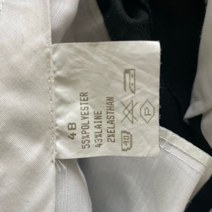 Pantalon homme gris anthracite taille 48 en laine mélangée, coupe droite élégante V069 - photo numéro 7