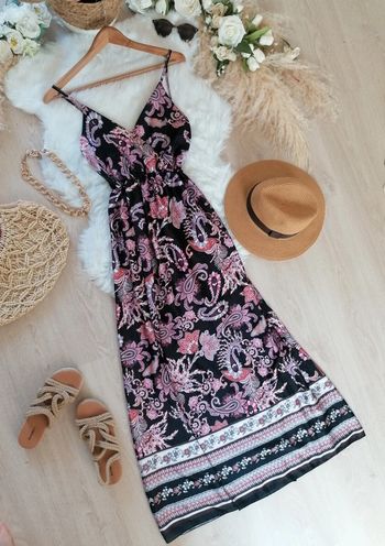 Jolie robe longue d'été taille S